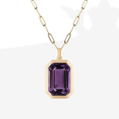 Pendant  Zircon Edelstahl Chain für Damen Halskette