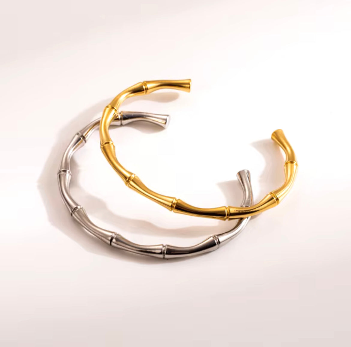 Armreif Mode Edelstahl Gold Farbe Armband