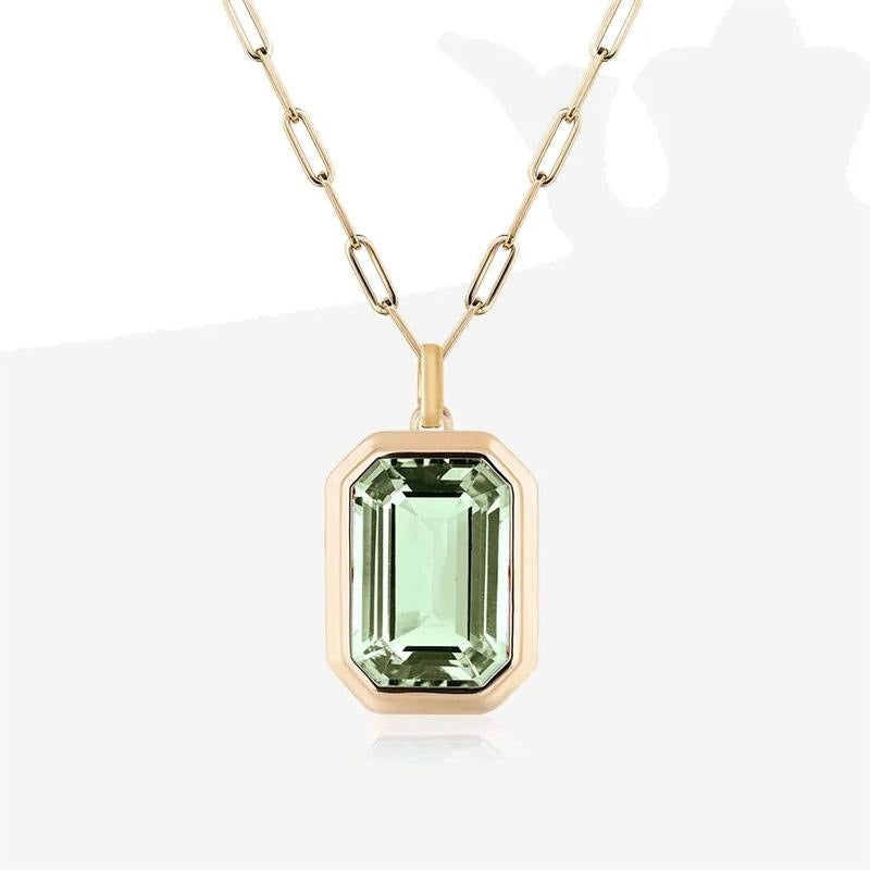 Pendant  Zircon Edelstahl Chain für Damen Halskette