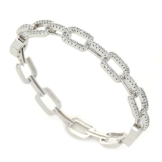 Platinum Edelstahl Chain Armband für Frauen